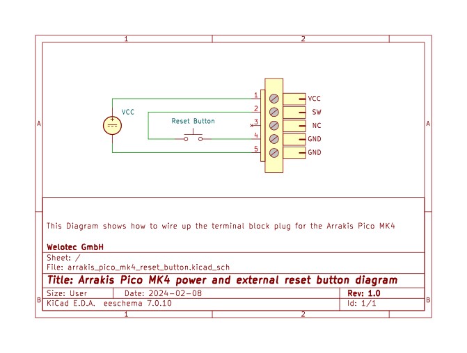 power connector wiring schematic